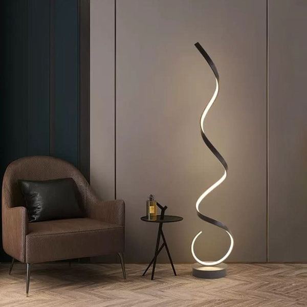 Design-Stehlampe mit Twist