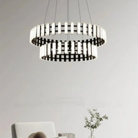Lustre Circulaire Moderne en Fer pour Salon – Cironde