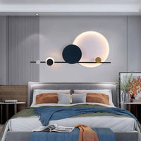 Applique Murale Art Déco en Métal Noir – Sélénéa