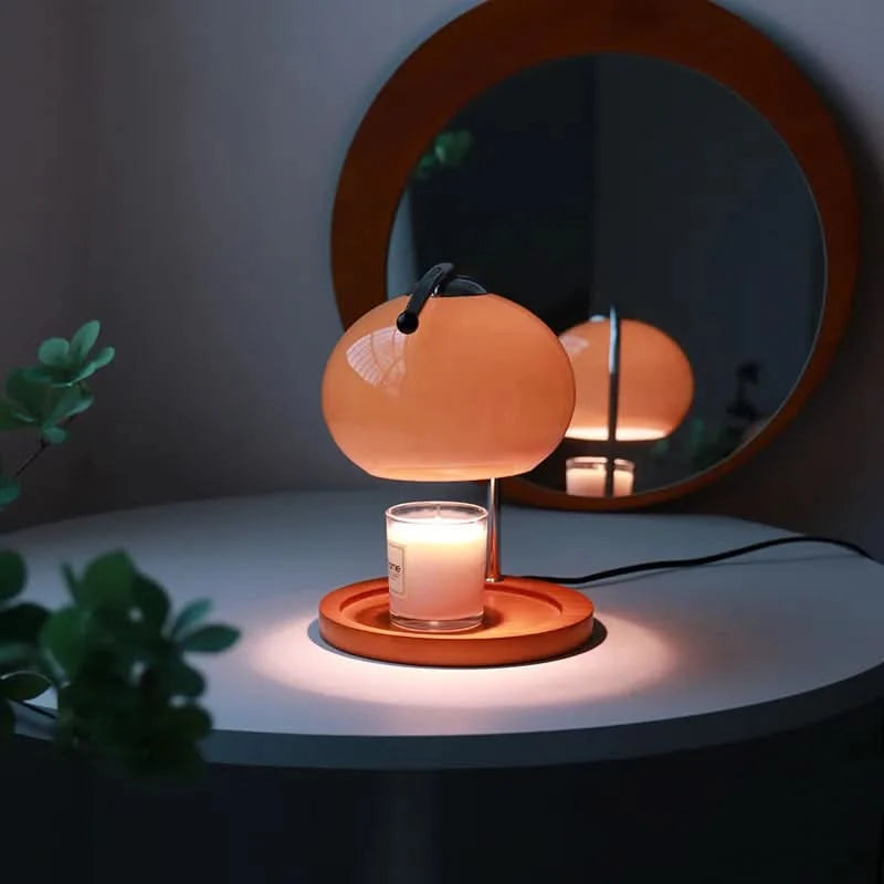 Lampe Rétro Verre Fumé Design Intemporel Ambiance Douce – Lumea