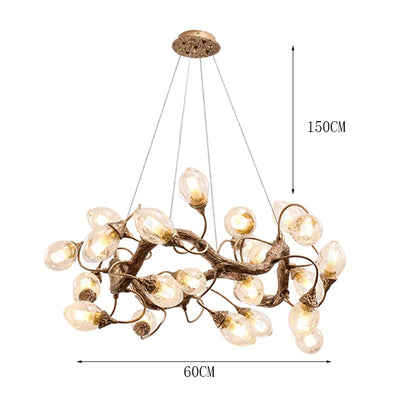 Moderne LED Hanglamp van Legering voor Woonkamer – Circlux