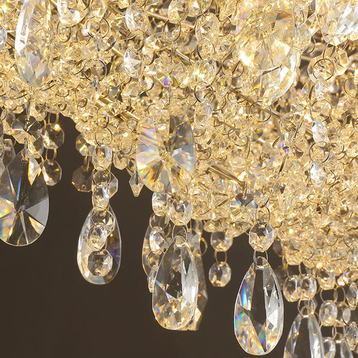 Suspension contemporaine en cristal pour salon – Crystarène