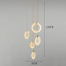 Modern acrylic LED pendant light for living room – Thaliona