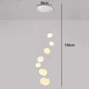 Moderner Kronleuchter aus Legierung für Wohnzimmer und Treppen – Orialys