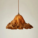 Vintage Vulkanische Hanglamp van Hars met Lotusbladeren – Rustiqo