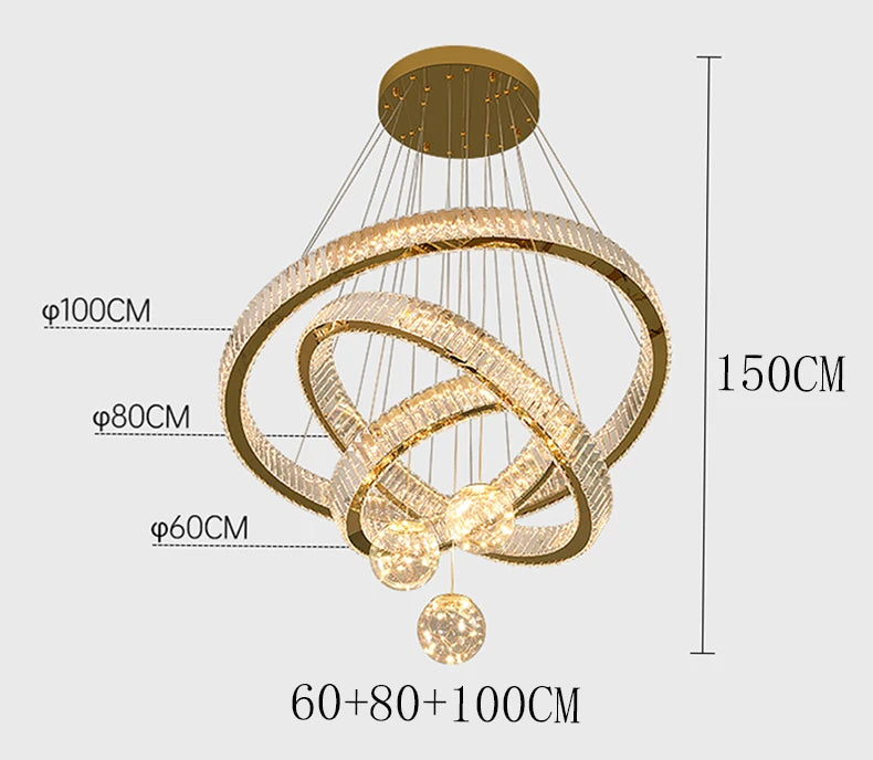 Lustre Cristal Moderne pour Salon et Salle à Manger – Cristarion