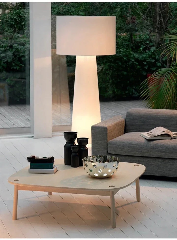 Lampe sur pied en tissu et fer design nordique – Armonello