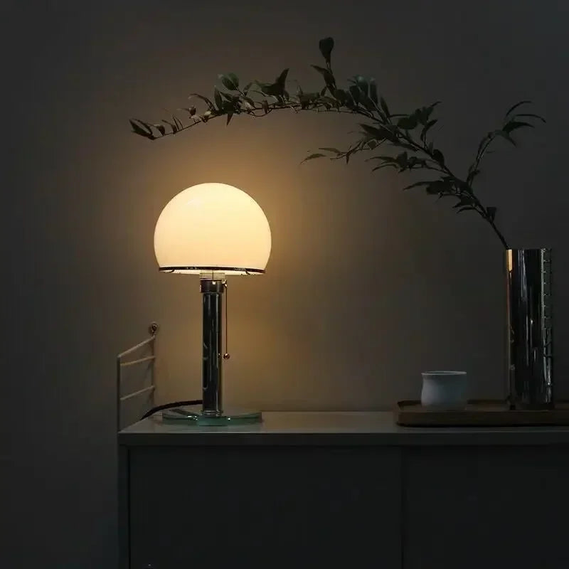 Design bureaulamp in Noordse stijl met glas en metaal – Orinox