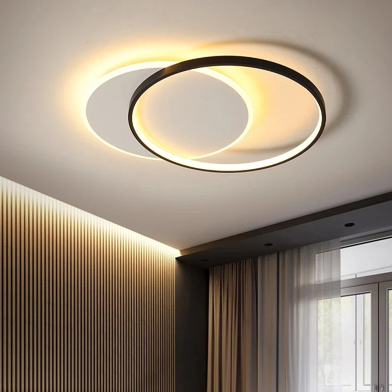 Plafonnier LED Dimmable Design Givré Moderne – Ulya