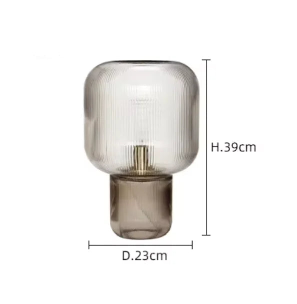 Lampe de Table en Verre Minimaliste pour Chambre – Armonique