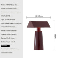 Lampe de Table Portable Minimaliste en Toucher Délicat – Alumina