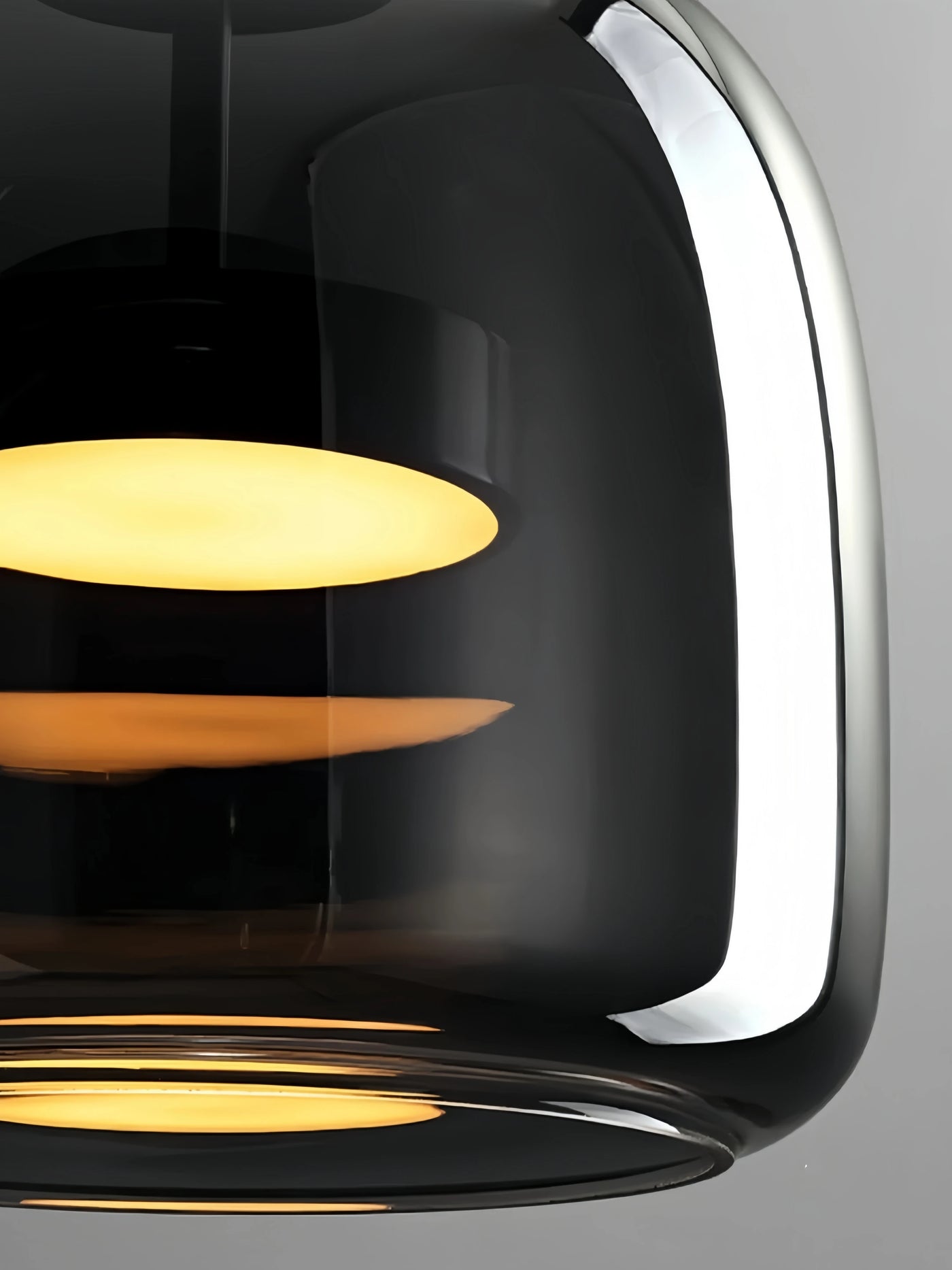 Suspension en verre minimaliste nordique pour salons et chambres – Vetroéclat