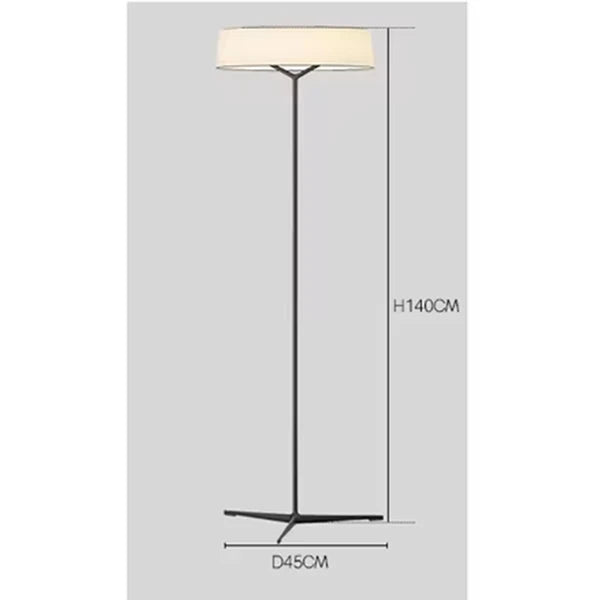 Lampe à pied moderne en tissu nordique pour salon – Armoniev