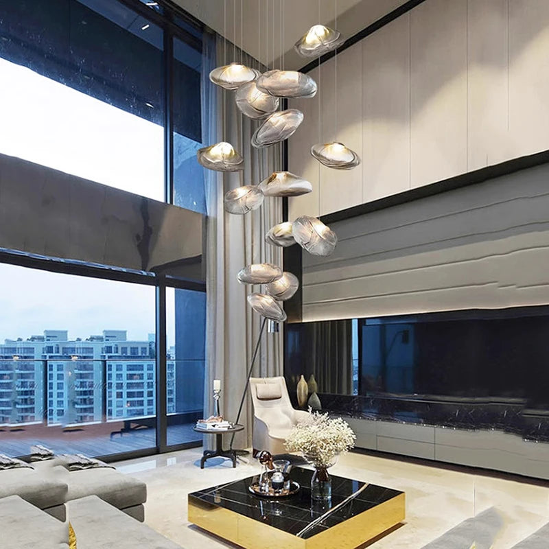 Moderne Hängeleuchte aus Legierung für Esszimmer – Armoniquem