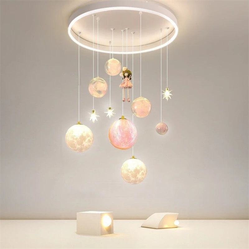 Suspension Enfant LED Dimmable Design Céleste – Dringas
