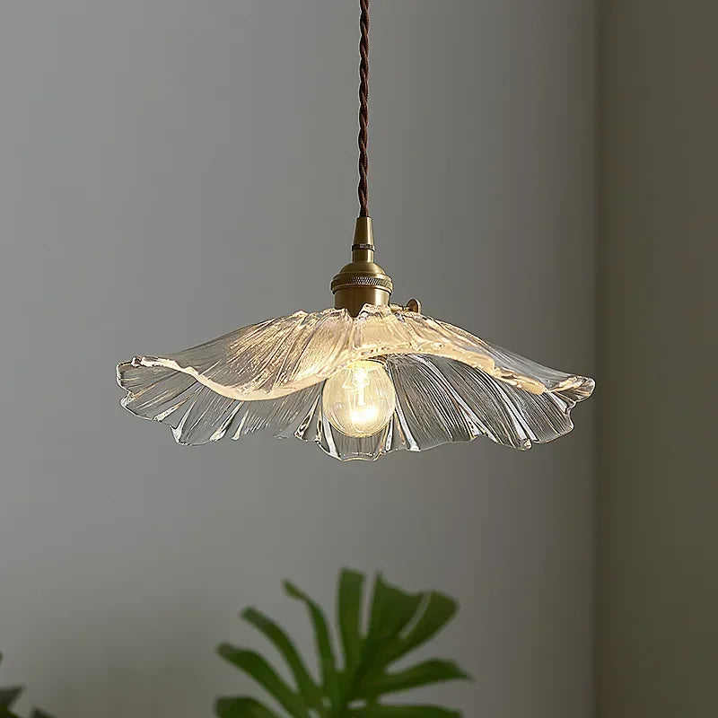 Hanglamp Elegant Bloemvorm Perfecte Helderheid Transparant – Altrium