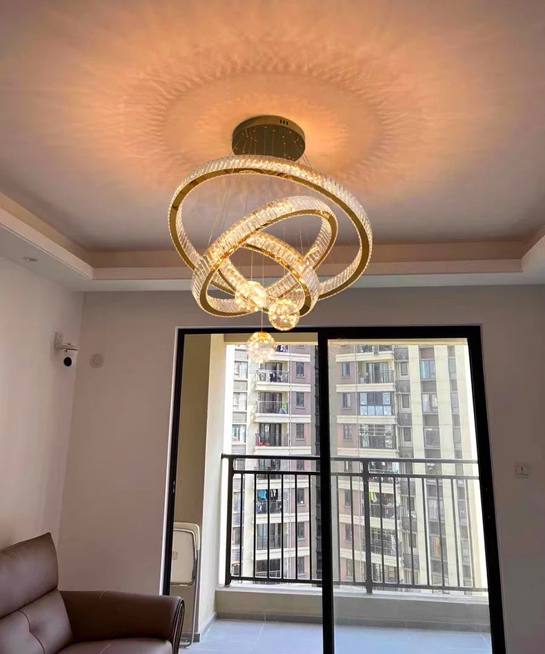 Lustre Cristal Moderne pour Salon et Salle à Manger – Cristarion