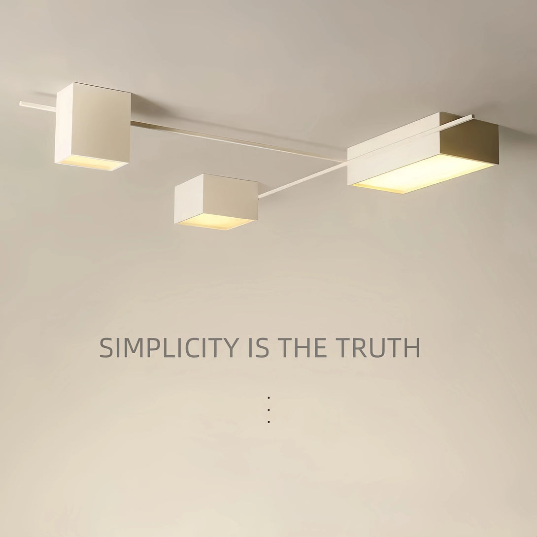 Plafonnier LED moderne en acrylique pour intérieur – Arionel