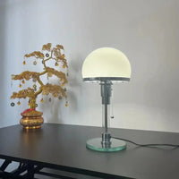 Lampe de bureau design nordique en verre et métal – Orinox