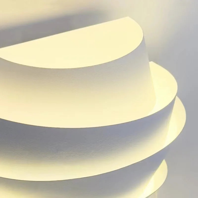 Applique murale nordique en métal blanc – Syracone