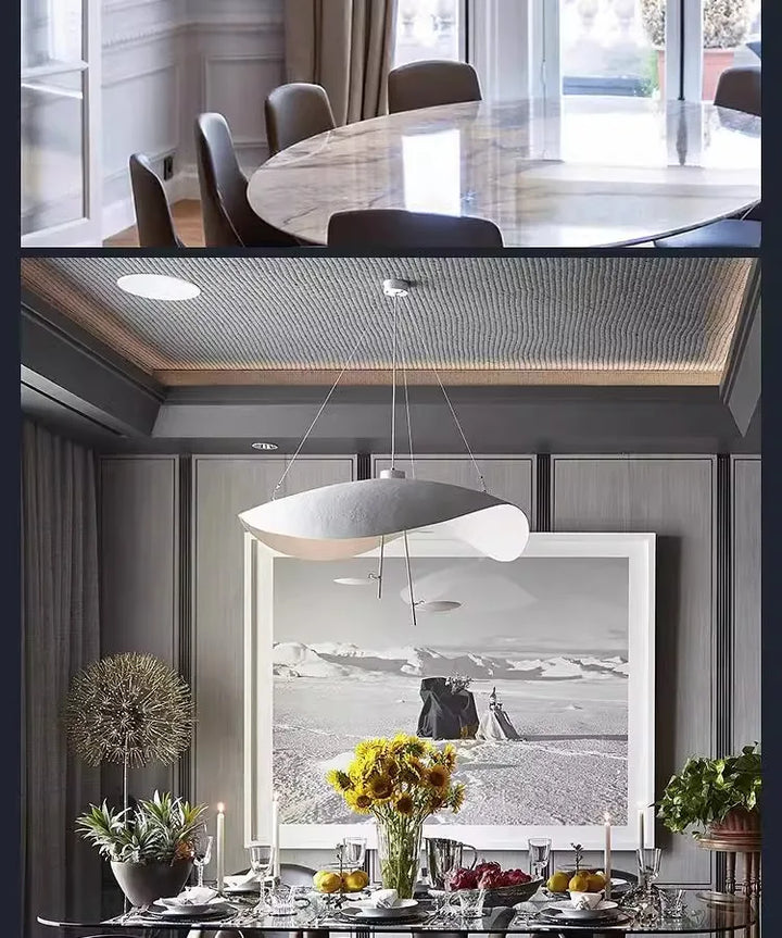 Suspension LED moderne en alliage pour salon et restaurant – Orluxia