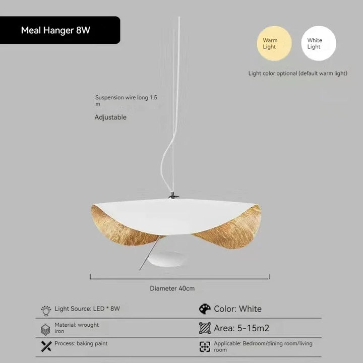 Suspension LED moderne en alliage pour salon et restaurant – Orluxia