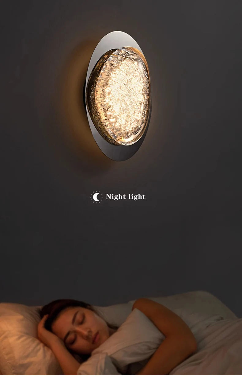 Applique Murale Art Déco en Acrylique pour Chambre – Séréniteia