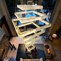 Lustre en cristal moderne pour salon – Cristarve