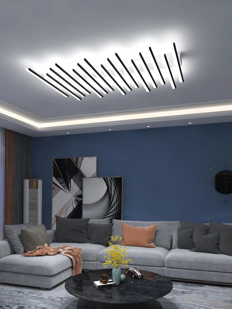 Kroonluchter Ijzer LED Semi-Flush Modern Design – Equinox