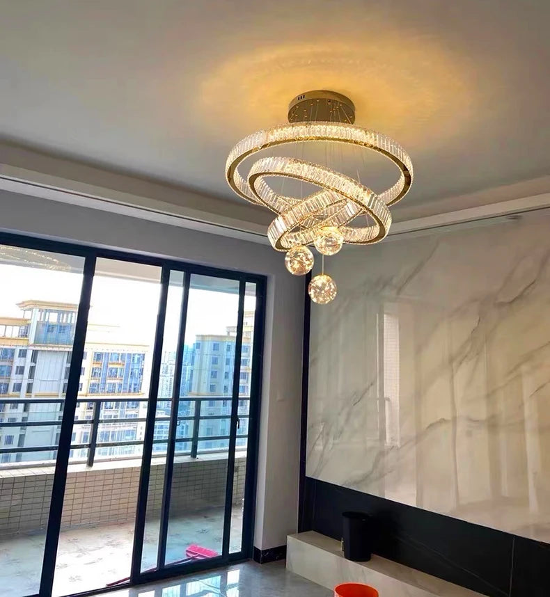 Lustre Cristal Moderne pour Salon et Salle à Manger – Cristarion