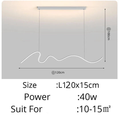 Moderne Zwarte LED Hanglamp voor Interieurs – Caelux