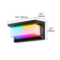 Applique murale nordique RGB WiFi pour jardin – Thoralys