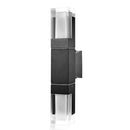 Outdoor Wall Sconce Acrylic Column Black – Clarionde