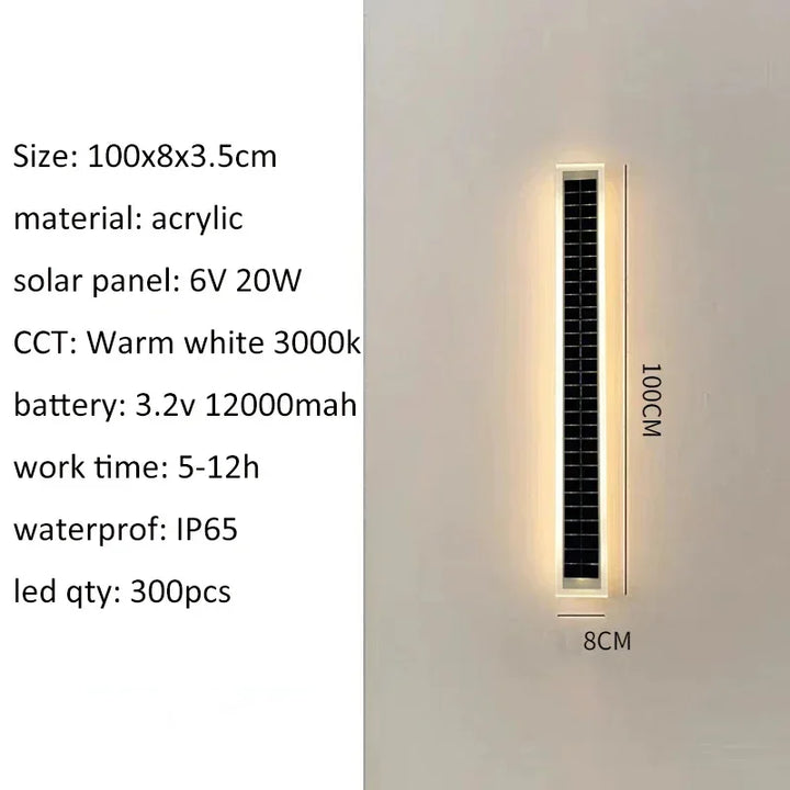 Applique murale LED solaire extérieure étanche – Célaris