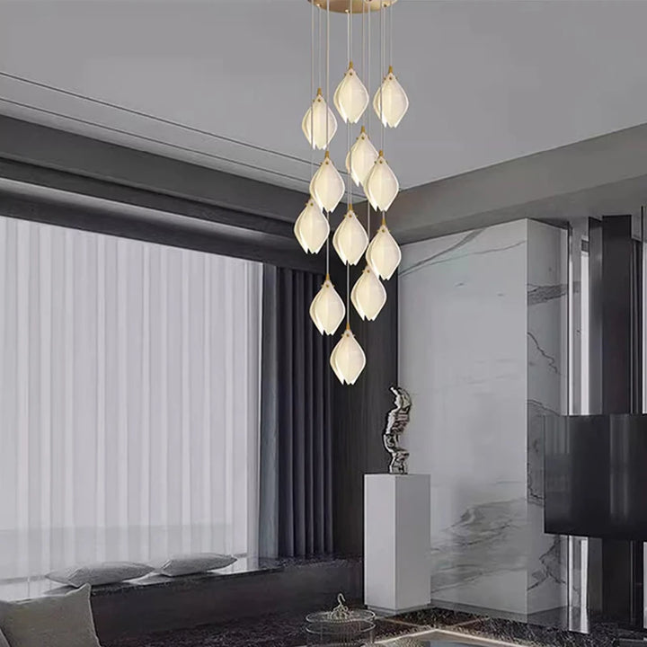 Suspension en verre moderne pour salon – Solistar