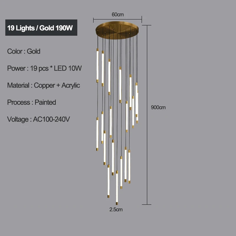 Trappenhuisklokje in koper voor Villa's en Hotels – Célestine