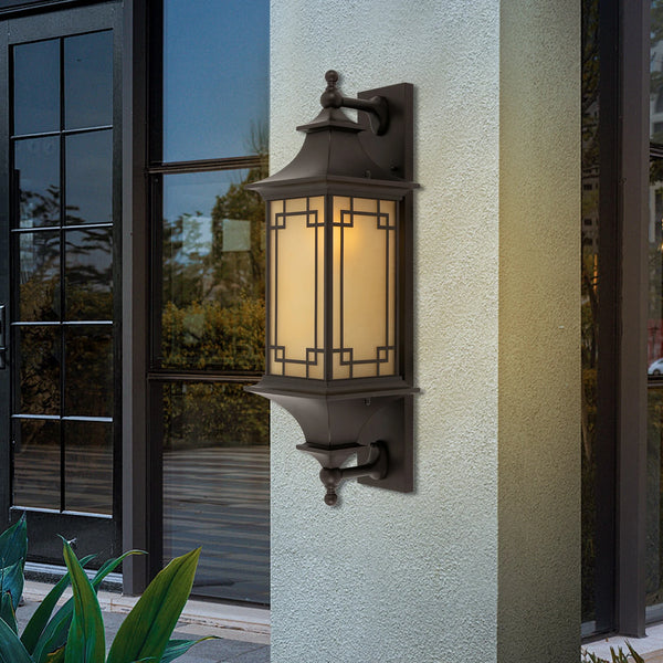 Applique murale extérieure en aluminium et verre – Candelor