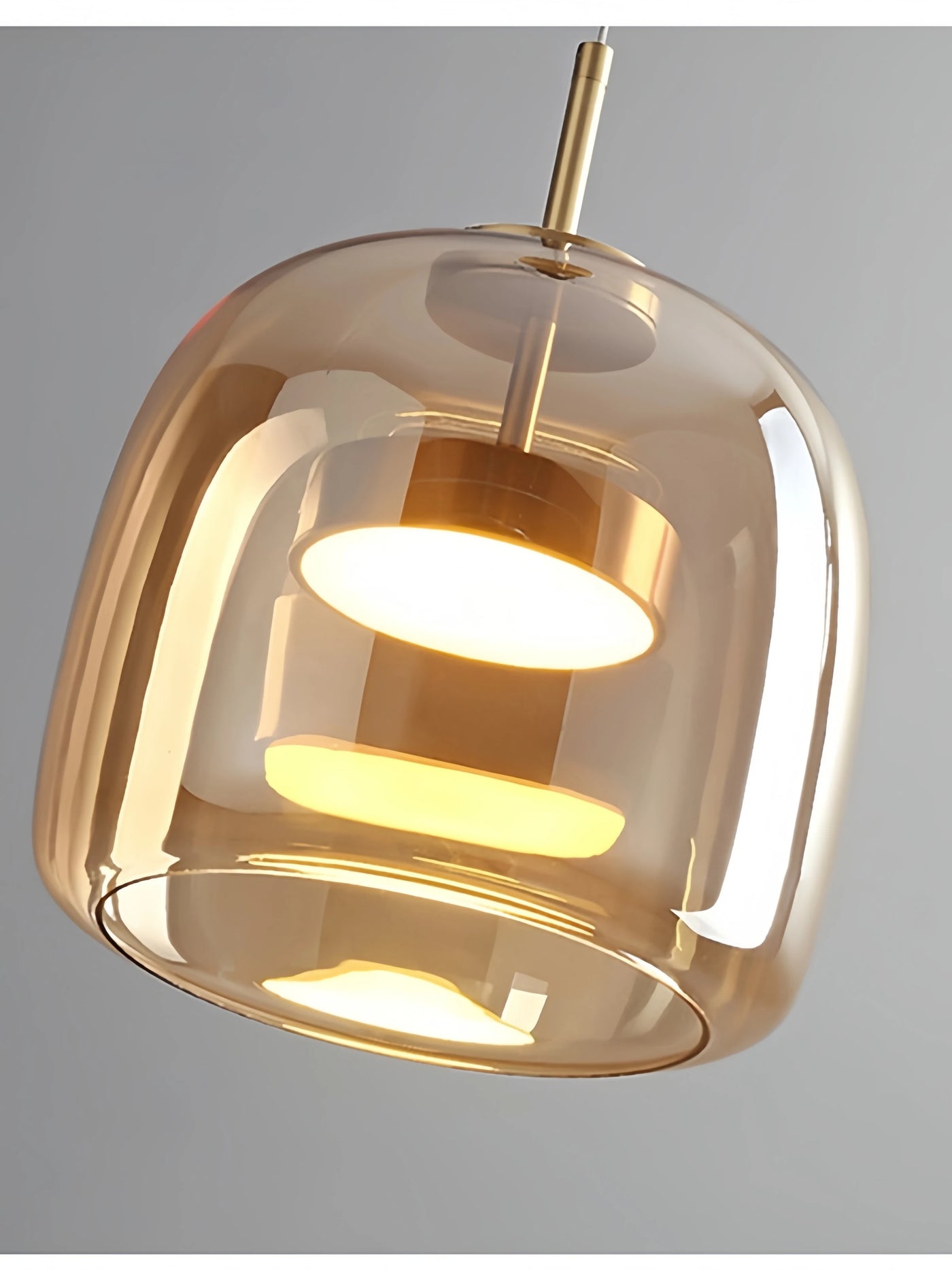 Suspension en verre minimaliste nordique pour salons et chambres – Vetroéclat