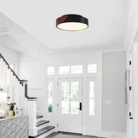 Plafonnier noir minimaliste pour salon et chambre – Noirceur