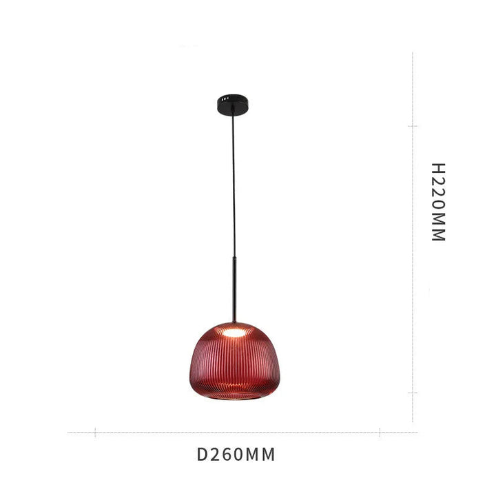 Suspension en verre coloré style médiéval pour salon – Alumine