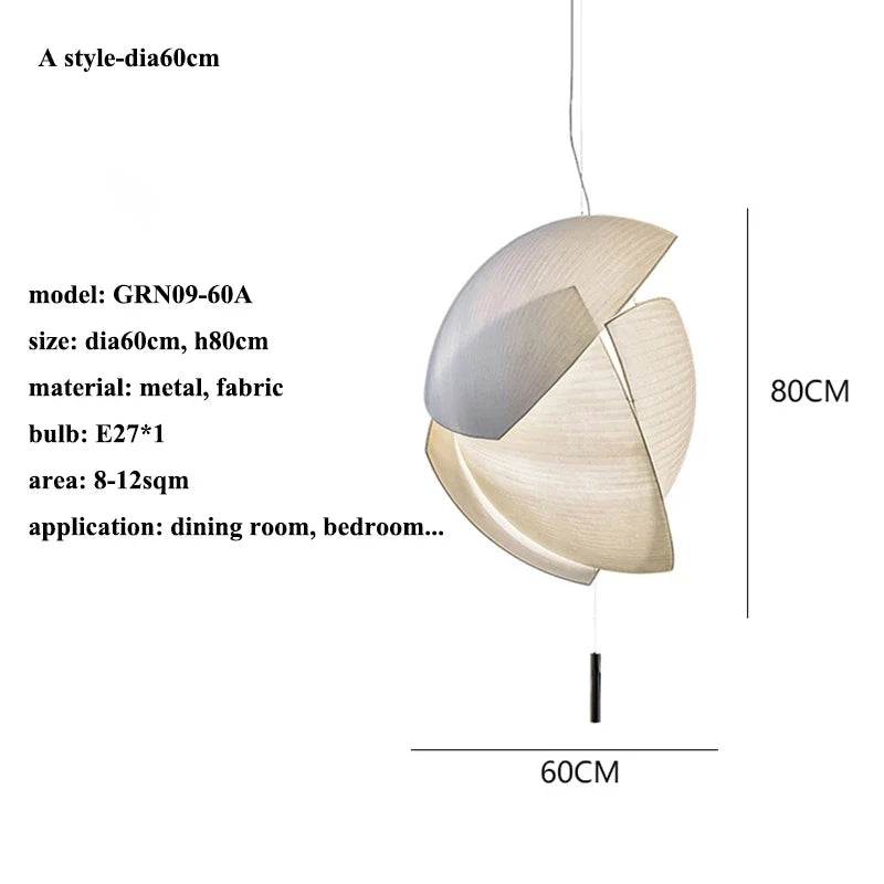 LED stof hanglamp voor woonkamer – Armonique