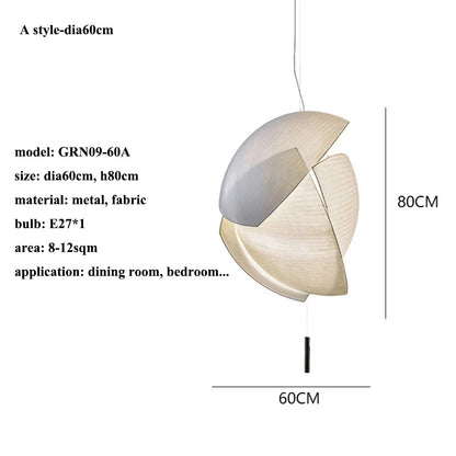 LED stof hanglamp voor woonkamer – Armonique