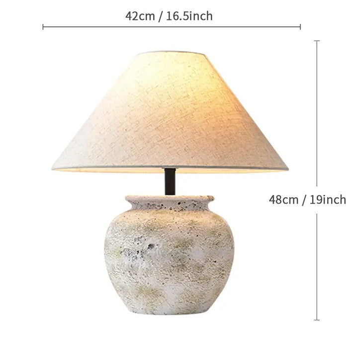 Lampe de table céramique style japonais pour salon – Zenara