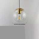 Modern pendant light in gold metal and glass – Oréclat