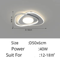 Lustre LED moderne en aluminium doré pour salon – Alumoria