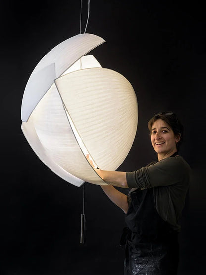 LED stof hanglamp voor woonkamer – Armonique