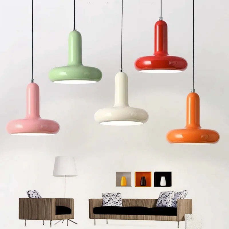 Suspension moderne Zénorial en aluminium coloré pour salle à manger - vue 4