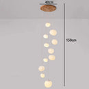 Modern alloy chandelier for living rooms and stairs – Orialys