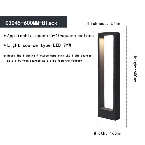 Lampes de jardin LED en aluminium étanche – Alumea