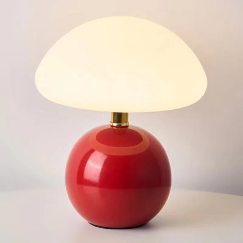 Lampe de table en céramique crémeuse pour chambre – Aureolys